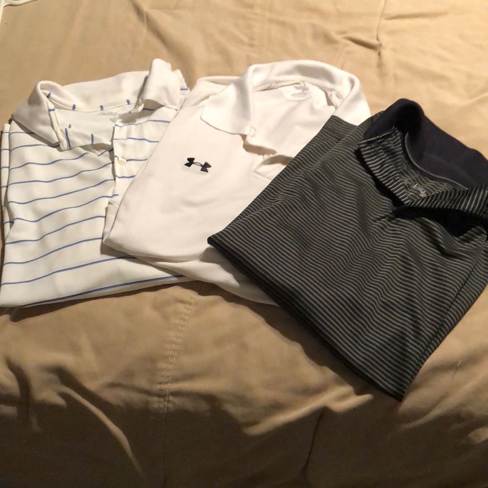 Bundle of golf shirts